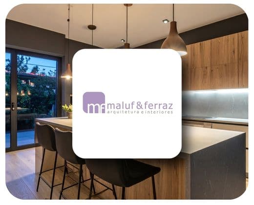Logo Maluf & Ferraz arquitetura e design