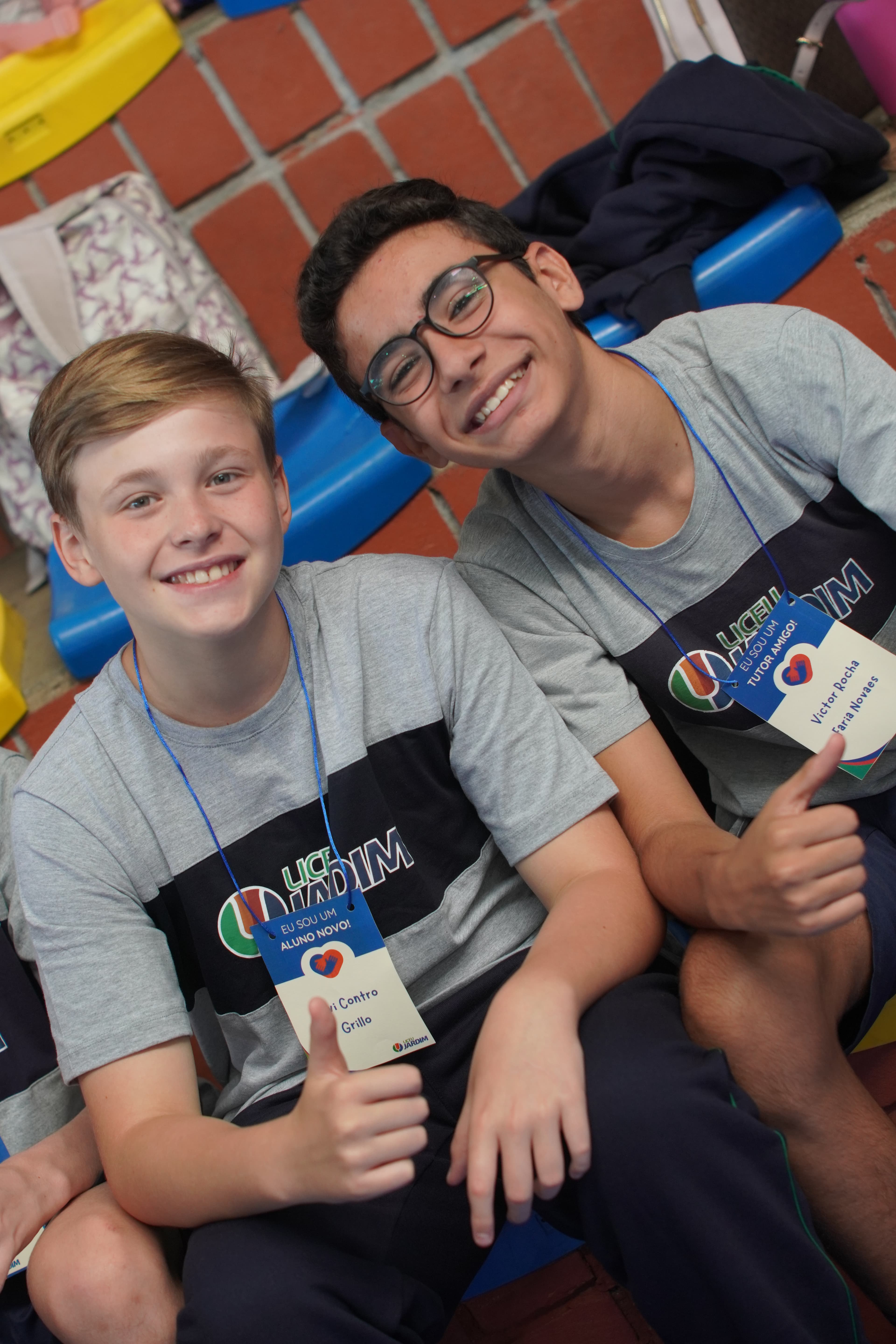 Alunos participando do Tutor Amigo